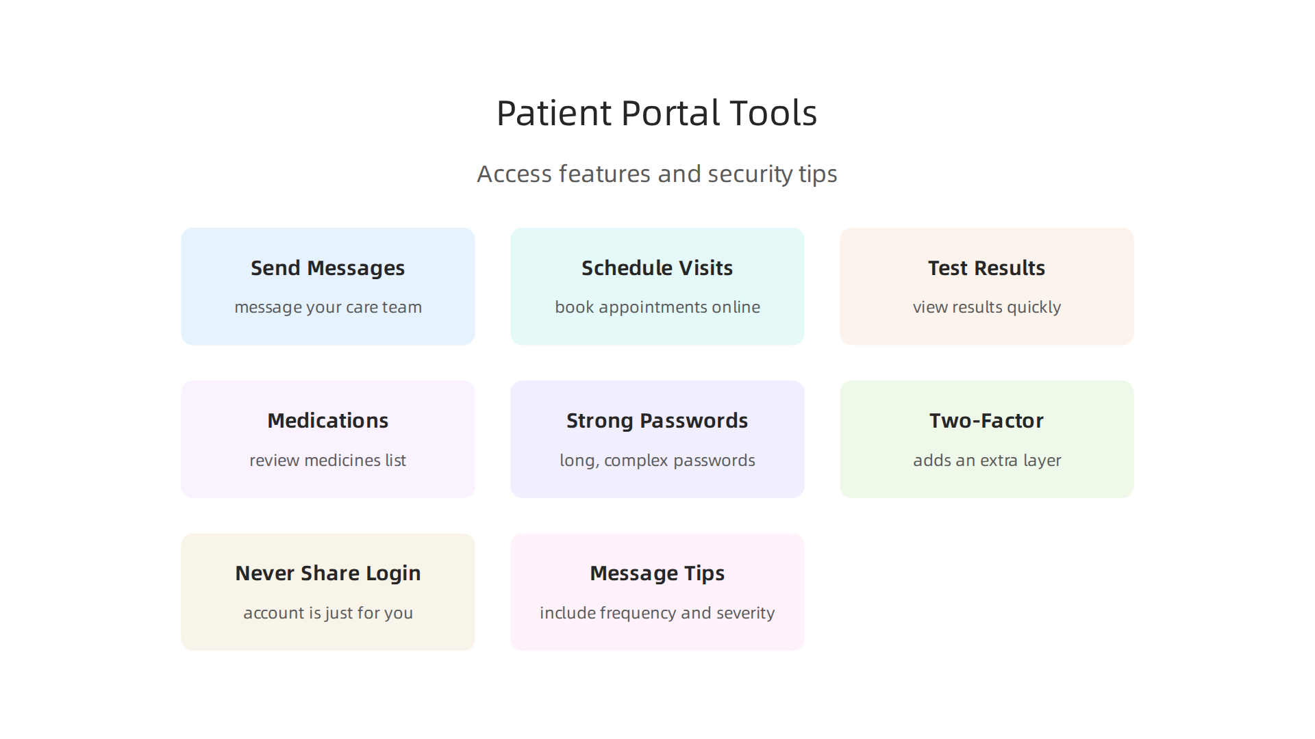 The MGH patient portal offers several vital tools to empower patients in managing their health care.