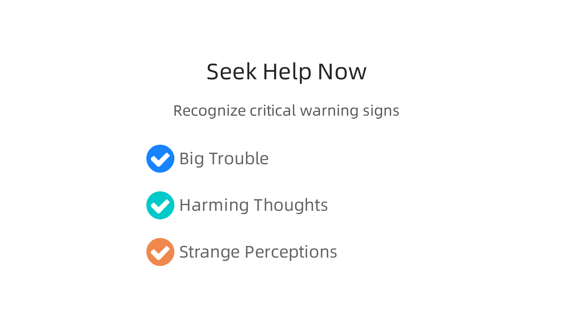 Recognizing these critical signs indicates it's time to seek professional mental health evaluation.