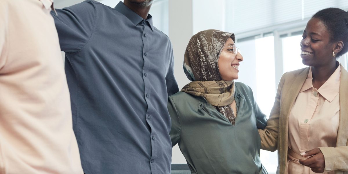 Individuals experiencing a sense of belonging and support within their community.