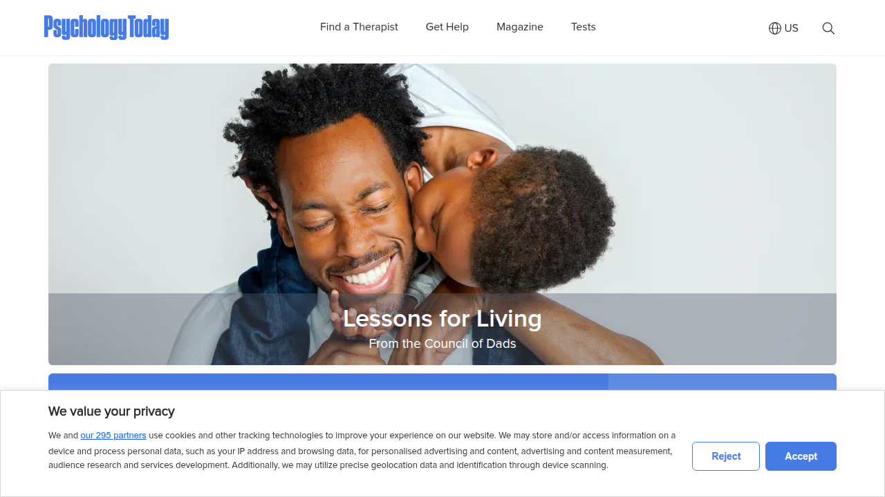Screenshot of the Psychology Today homepage, a popular third-party directory for finding therapists and psychiatrists.