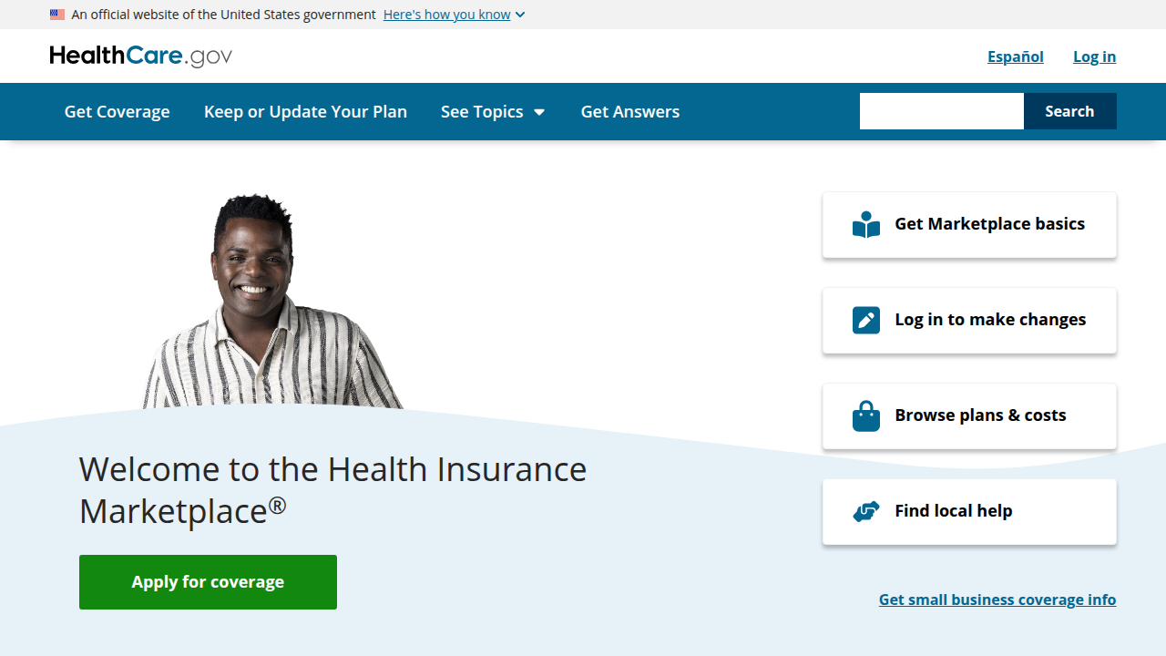 The Health Insurance Marketplace at HealthCare.gov is where individuals and families can apply for Medicaid and CHIP year-round.