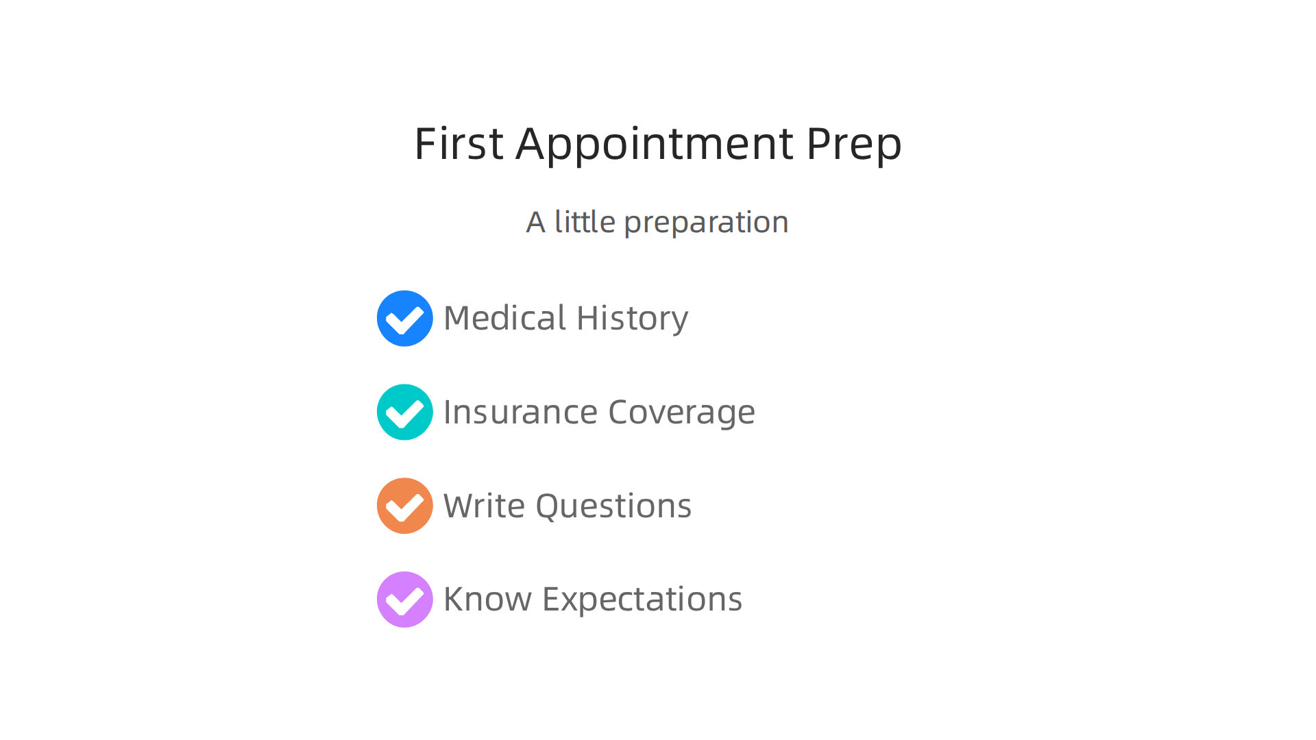Essential steps to prepare for your initial appointment with a Rogers Behavioral Health provider.