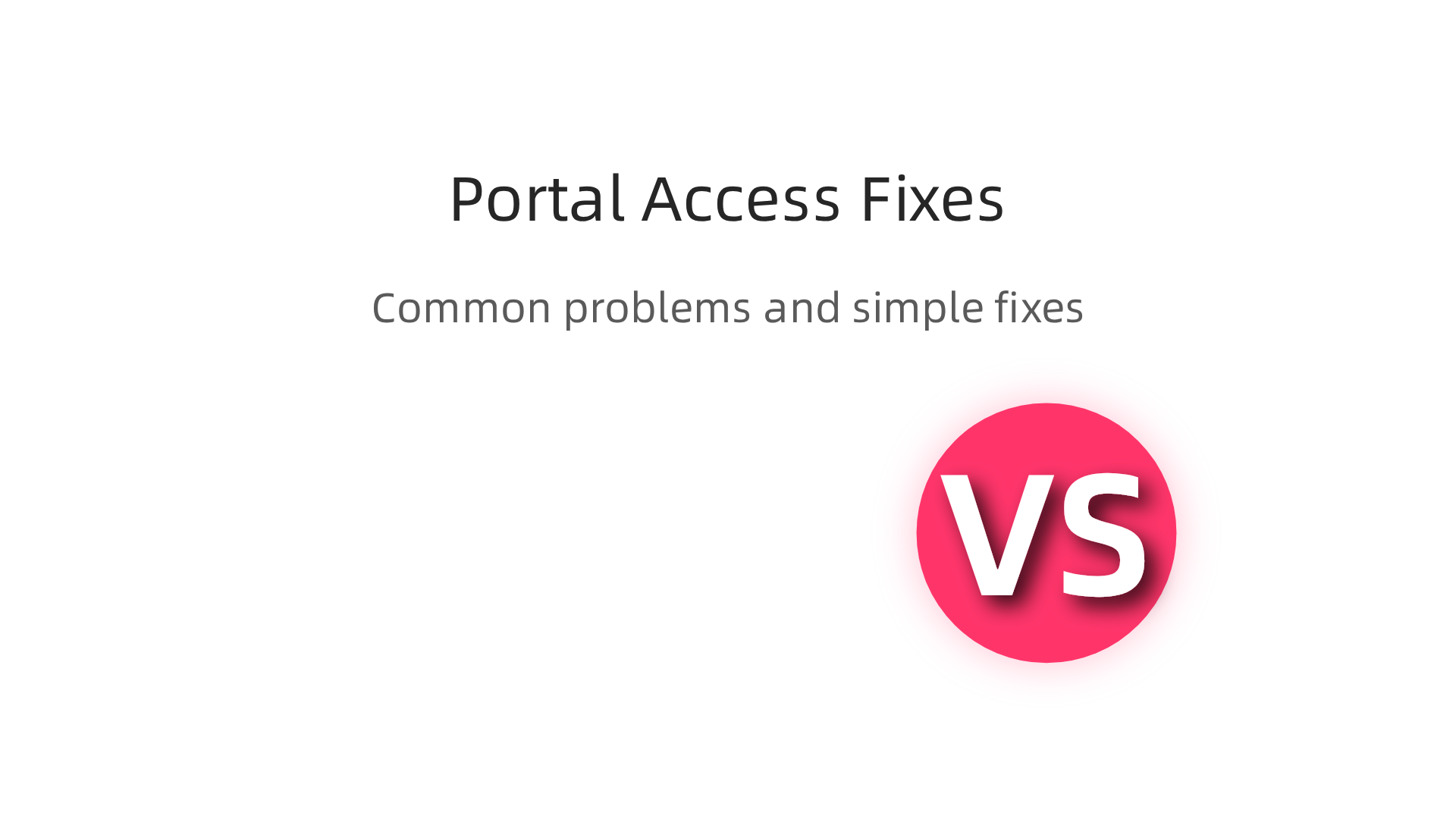 Practical solutions for common issues encountered when trying to access your patient portal.
